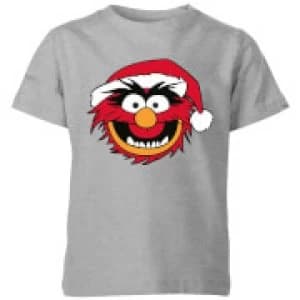 Image of The Muppets Animal Kids Christmas T-Shirt - Grey - 11-12 Years