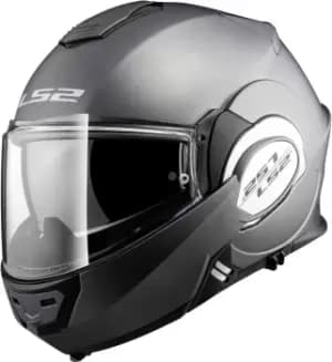 Image of LS2 FF399 Valiant Single Mono Helmet, silver, Size S, silver, Size S