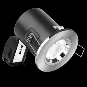 Image of Aurora Enlite Fixed Fire Rated IP20 Non-Integrated Downlight Polished Chrome- EN-FD101PC