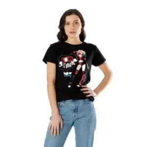 Image of Harley Quinn Black Love Stinks T-Shirt Ex Ex Large
