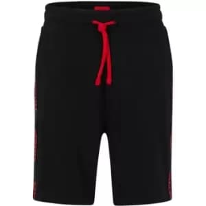 Image of Hugo Sporty Logo Shorts 10251705 01 - Black