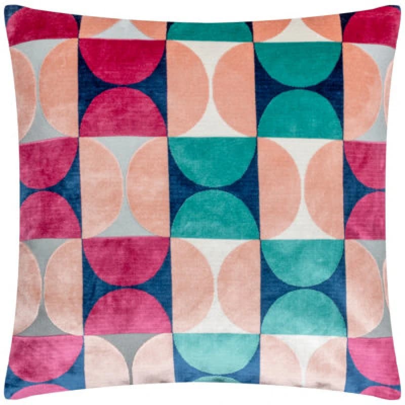 Image of Paoletti Bardot Square Cushion Navy