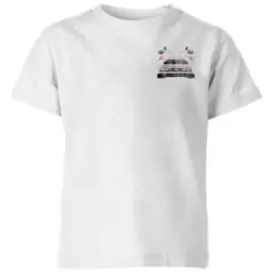 Image of Back To The Future No Concept Of Time Kids T-Shirt - White - 9-10 Years