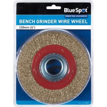 Image of 19214 150mm (6') Bench Grinder Wire Wheel - Bluespot
