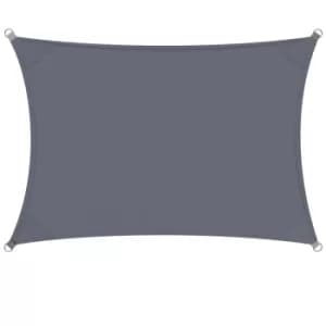 Image of Sun Sail Oxford Rectangle Anthracite 2x4m