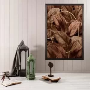 Image of Fall Multicolor Decorative Framed Wooden Painting