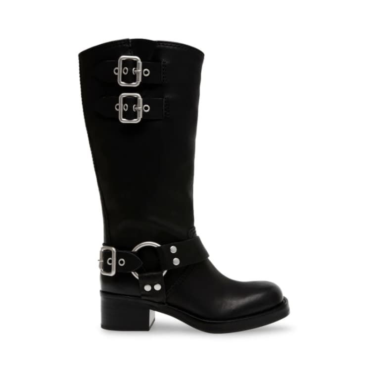 Image of Steve Madden Womens Eastern Boots Black, 4