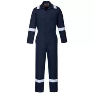 Image of Portwest - FR51NARS - sz S Bizflame Plus Ladies Coverall 350g - Navy - Navy