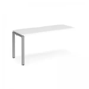 Image of Adapt add on unit single 1600mm x 600mm - silver frame and white top