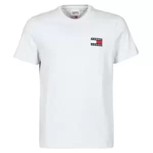 Image of Tommy Jeans TJM TOMMY BADGE TEE mens T shirt in Grey - Sizes XXL,S,M,L,XL