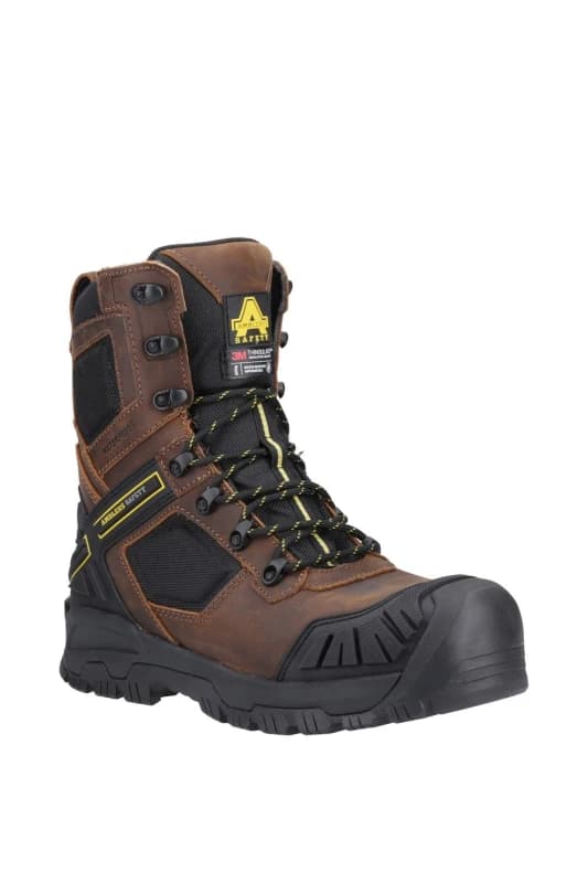 Image of Amblers 'Detonate' Waterproof Safety Footwear Brown male