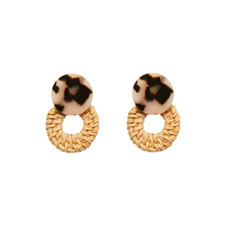 Image of Pieces Earrings woman Pieces Bree Blanc Female TU