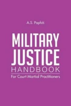 Image of Military Justice Handbook by A. S Paphiti Book