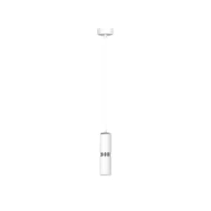 Image of Modesto White Slim Pendant Ceiling Light 1x GU10