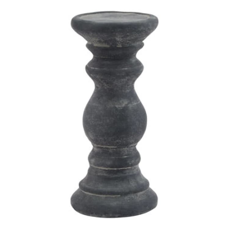 Image of Amalfi Small Grey Column Candle Holder