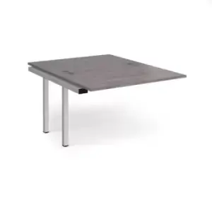 Image of Connex add on units back to back 1200mm x 1600mm - silver frame and grey oak top