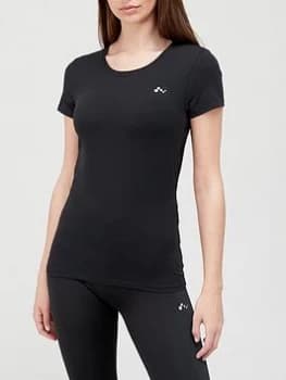 Image of Only Play Training T-Shirt - Black, Size XS, Women