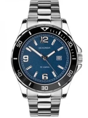 Image of Sekonda Mens Stainless Steel Bracelet Watch 1512