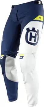 Image of Shot Aerolite Husqvarna Limited Edition Motocross Pants, white-blue-yellow, Size 28, white-blue-yellow, Size 28