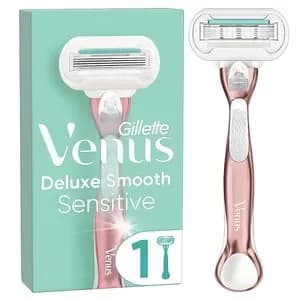 Image of Gillette Venus Deluxe Rose Razor Shaver