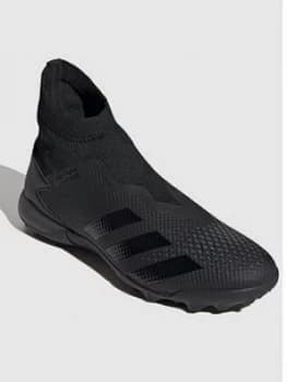 Image of Adidas Predator Laceless 20.3 Astro Turf Football Boots - Black