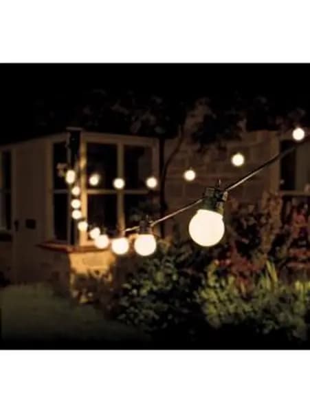 Image of Eureka Lighting LED Party Festoon Light (Set of 20 Lights) Warm White
