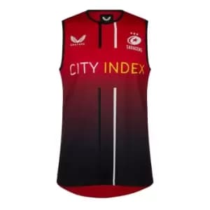 Image of Castore Saracens Training Vest Mens - Red