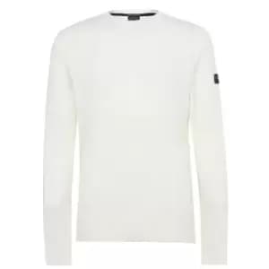 Image of Paul And Shark Cable Knit Sweater - Nude
