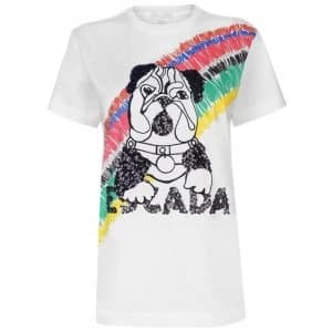 Image of Escada Sequinned Dog T Shirt - A100