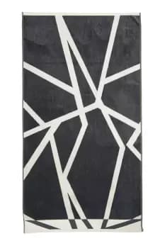 Image of Harlequin Sumi Hand Towel, Charcoal