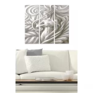 Image of MDF13782319 Multicolor Decorative MDF Painting (3 Pieces)