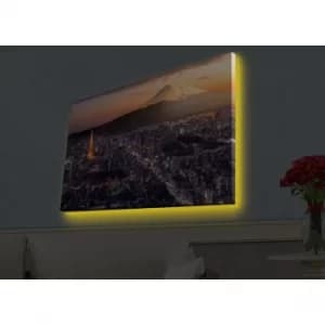 Image of 4570HDACT-086 Multicolor Decorative LED Lighted Canvas Painting