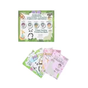 Image of Skin Treats 5 Piece Printed Sheet Face Mask Gift Set