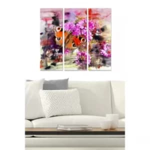 Image of MDF247870501 Multicolor Decorative MDF Painting (3 Pieces)