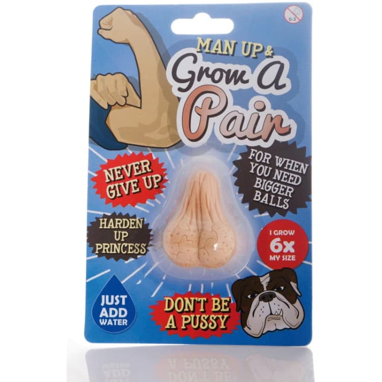 Image of Boxer Gifts Grow A Pair - Beige Beige One Size