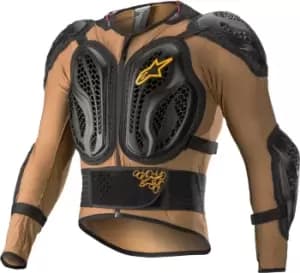 Image of Alpinestars Bionic Action MX Protector Jacket, brown, Size 2XL, brown, Size 2XL