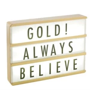 Image of Gingersnap A4 Grey Wooden Light Box