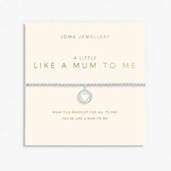 Image of Mother's Day A Little Like A Mum To Me Silver Plated 17.5cm Bracelet 6861