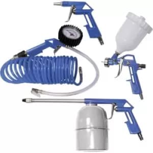 Image of Scheppach 3906101704 Pneumatic tool set 5 Parts
