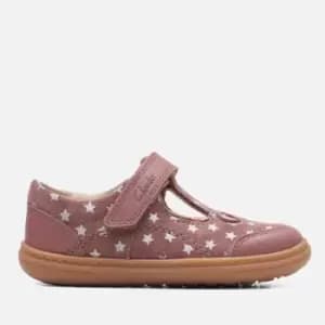 Image of Clarks Toddlers Flash Mouse Shoes - Dusty Pink - UK 4.5 Toddler