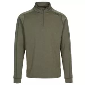 Image of Trespass Mens Nathan DLX T-Shirt (L) (Green Marl)
