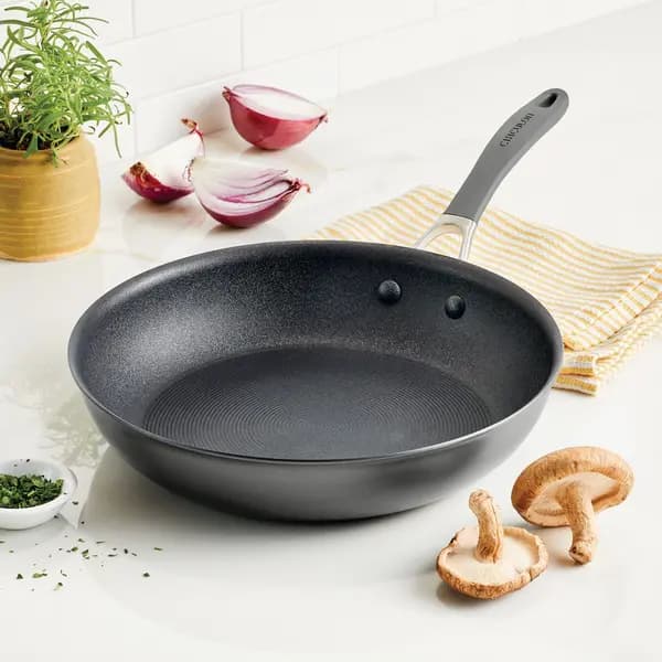 Image of Circulon Scratch Defense Extreme Non-Stick Frying Pan, 30cm Steel (Silver)