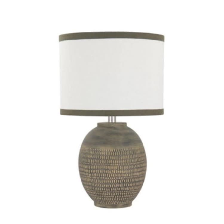 Image of Table Lamp - Ceramic - L28 x W28 x H24cm - Brown MinsterStylishLivingLtd7440