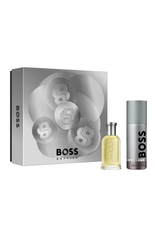 Image of Hugo Boss Mens BOSS Bottled Eau de Toilette Gift Set 50ml in Misc Misc Male 50ml
