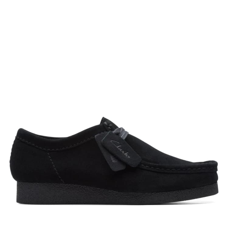 Image of Clarks wallabee evo shoes in Black UK 9 (EU 43)