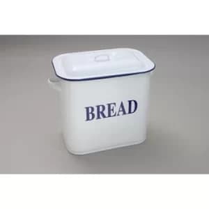 Image of Falcon Oblong Bread Bin White 34cm