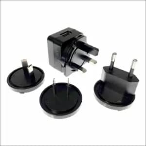 Image of TP1074 5V 1A International usb charger with uk us au eu - Tiger Power Supplies