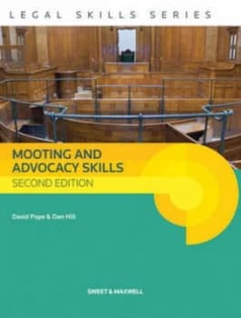 Image of Mooting and Advocacy Skills by David Pope and Dan Hill Paperback