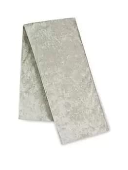 Image of Catherine Lansfield Crushed Velvet Runner 33X220Cm