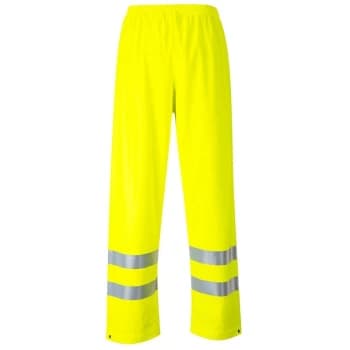 Image of Portwest - FR43YERL - sz L Sealtex Flame Hi-Vis Trouser - Yellow